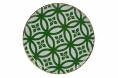 Moroc.Ds.1 Yeş Düz Tabak 20cm