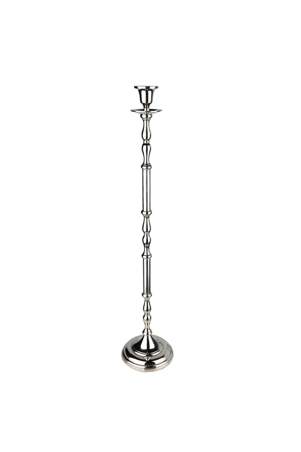 GÜMÜŞ METAL ŞAMDAN 90 CM