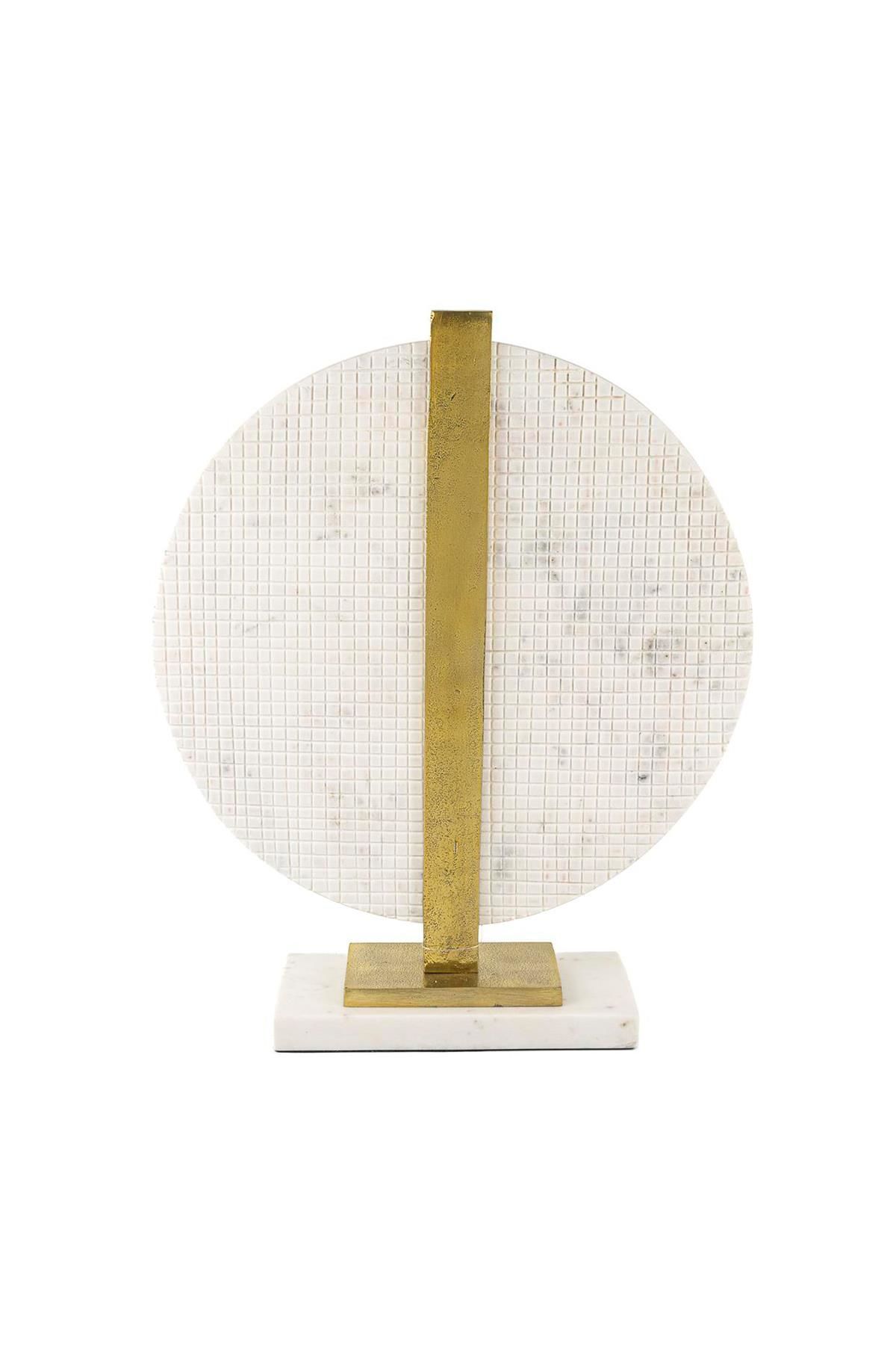 BEYAZ GOLD MERMER DEKOR OBJE 41*10*50CM