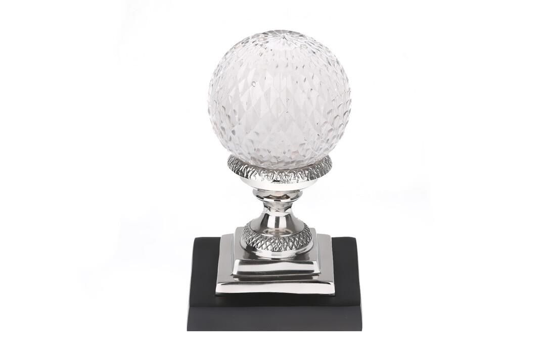 Silver Black KC Dekoratif Obje 20 Cm