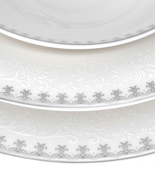 Palace Collection Silver Ivy 12 Kişilik 72 Parça Yemek Takımı