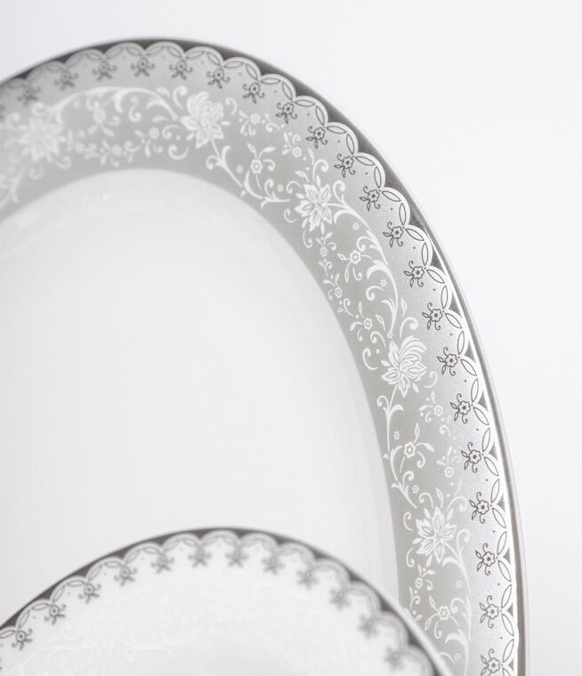 Palace Collection Silver Ivy 12 Kişilik 72 Parça Yemek Takımı