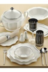 Diana Silver 60 Piece Dinnerware Set