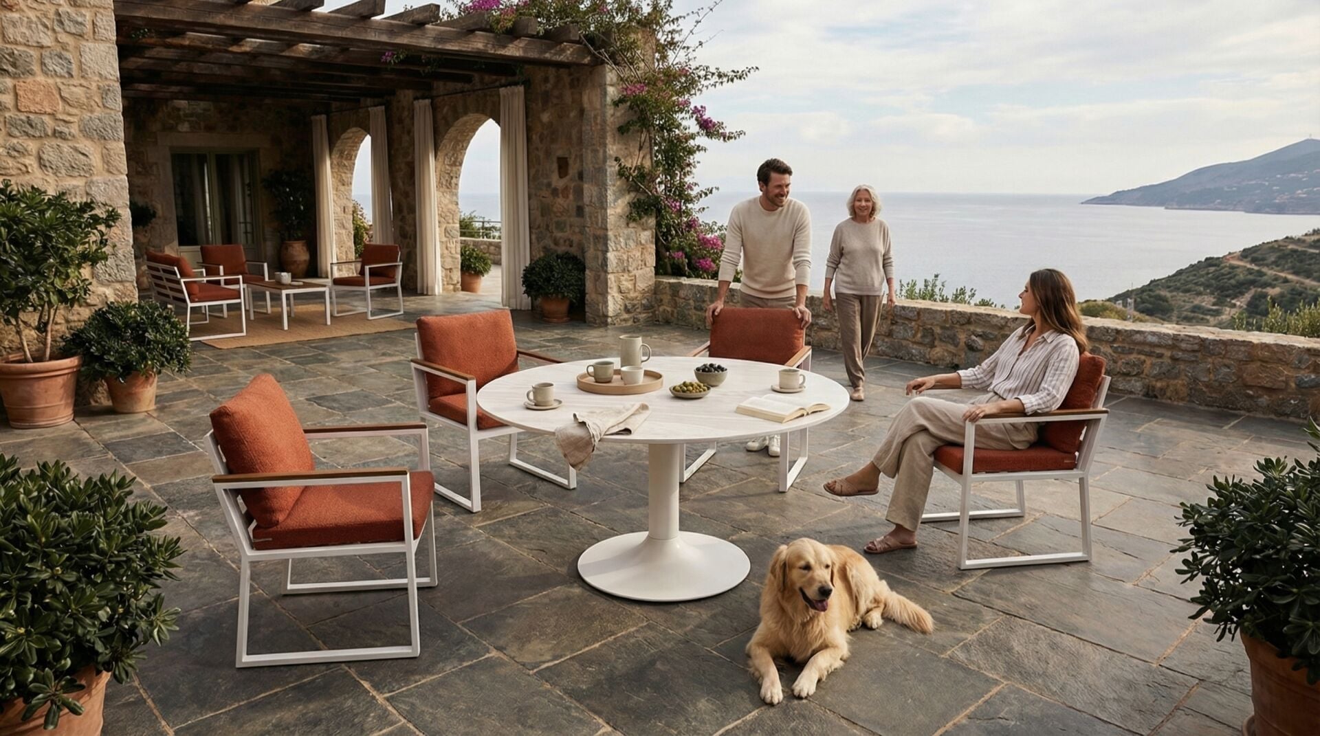 SİNTER TABLE MASA SANDALYE TAKIMI