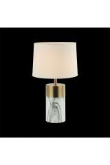 Tavis Large Table Lamp Tumbled Ex27