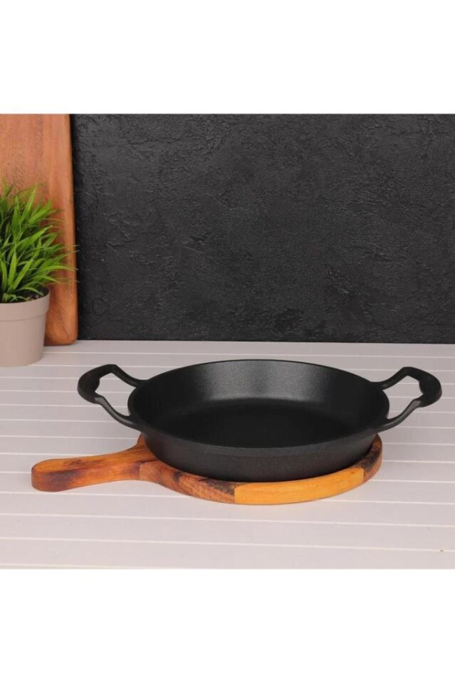 DİAMOND 22 CM SAHAN + AHŞAP SUNUM
