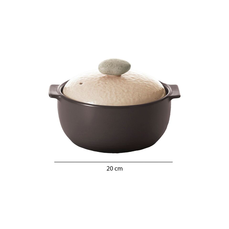 KIZZEL SERAMİK TENCERE SERAMİK KAPAK 2L 20CM