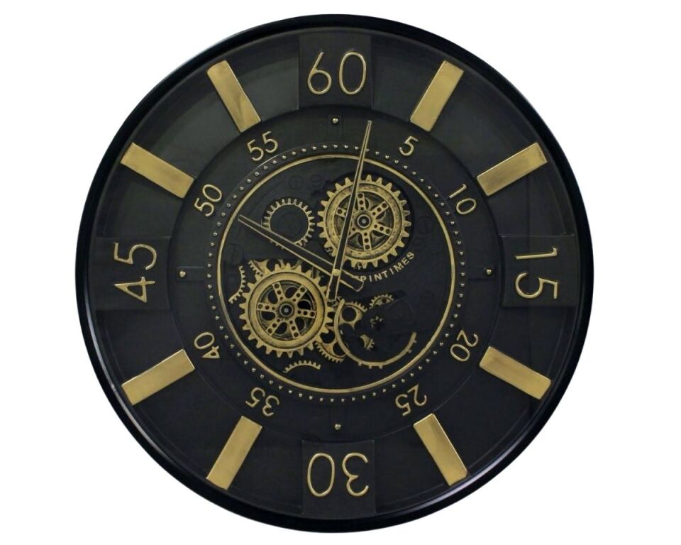 1SAS-821-ALT 60CM MİLANO ALTIN ÇARKLI SAAT