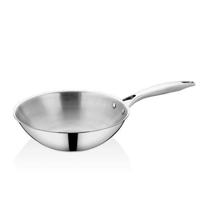 İNOX WOK TAVA 28 CM