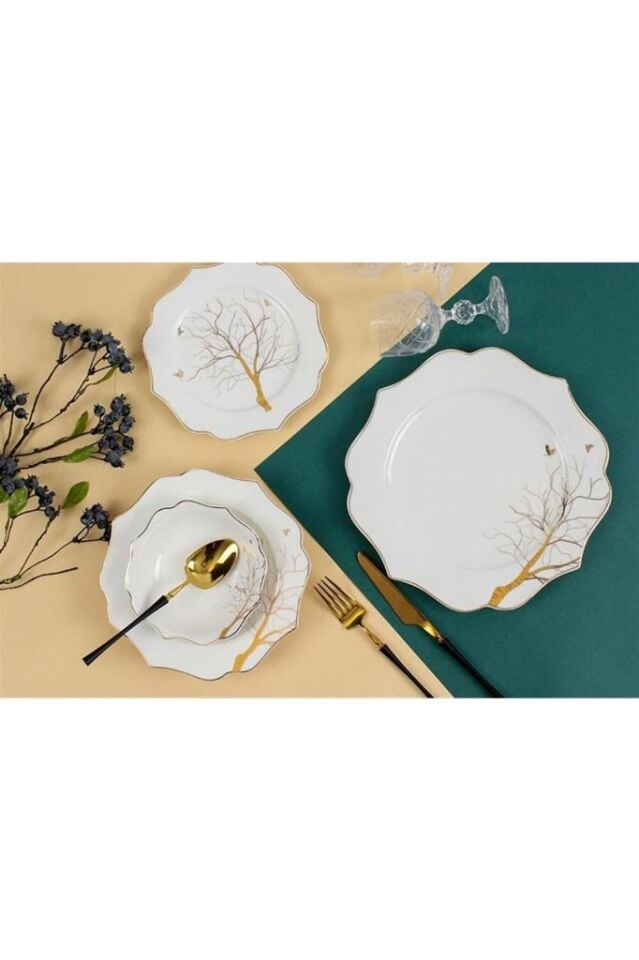 Oscar Bone China 24 Parça Yemek Takımı