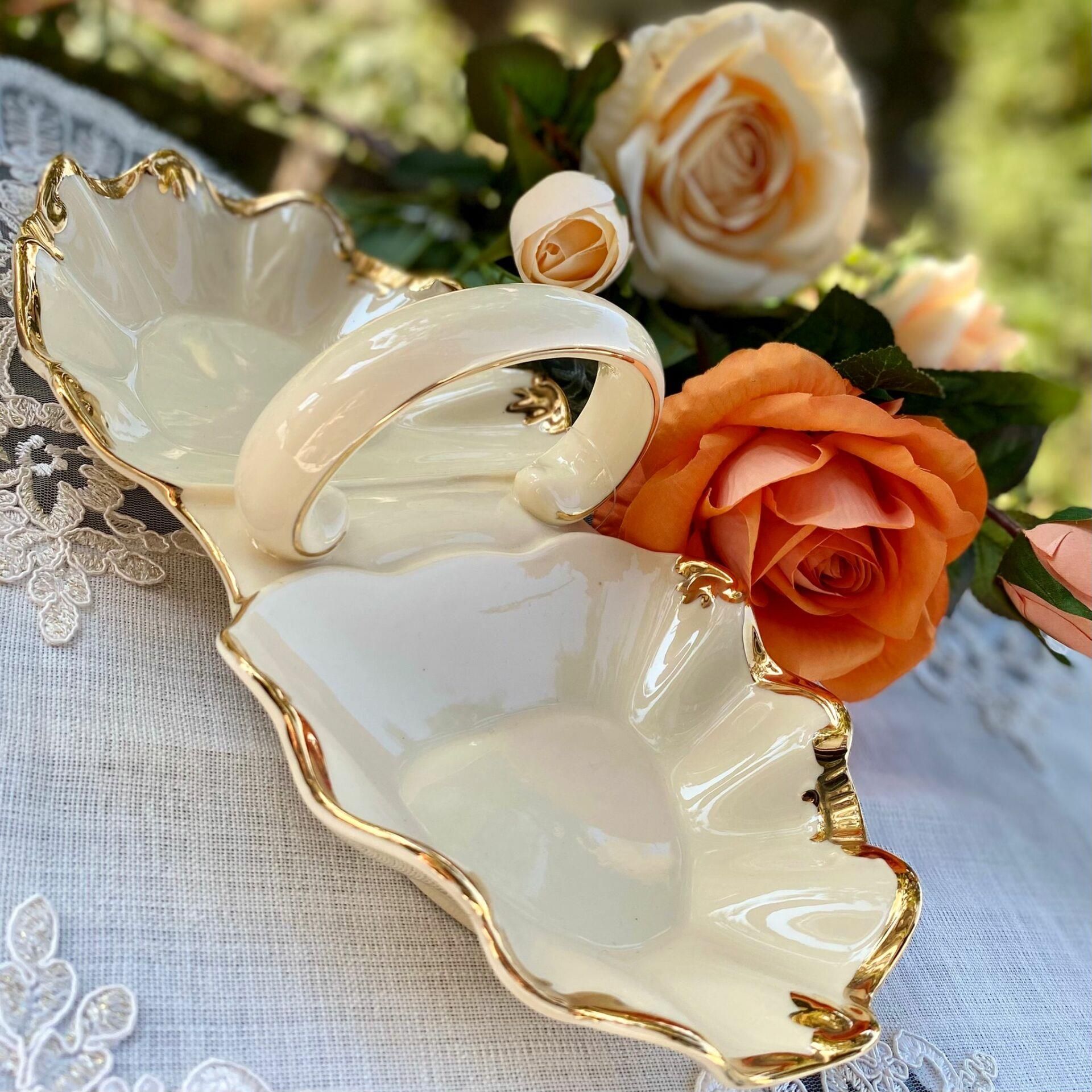 GOLDEN REY 27 CM 2 SECTION PLATE