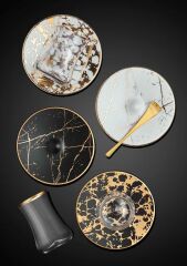 DERVISH CAY ST 6LI MARBLE BLACK MATT GOLD