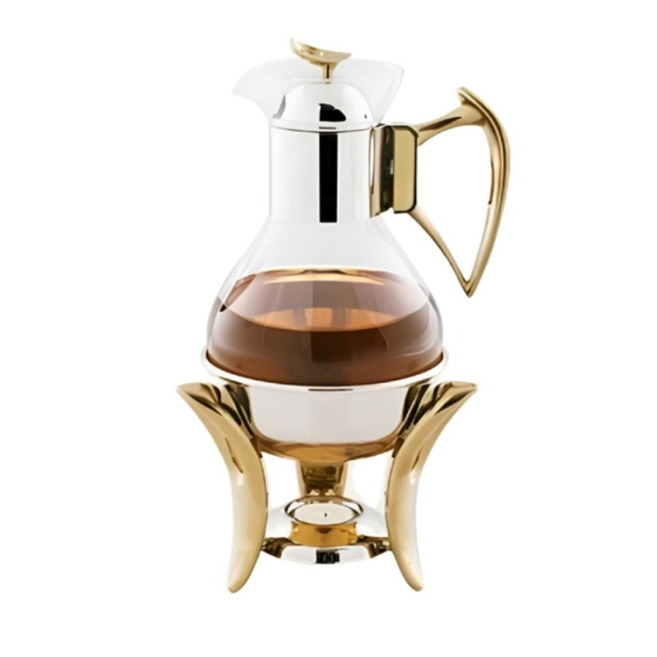 Mat Steel Çay Servisi Mum Isıtıcılı 2 Lt