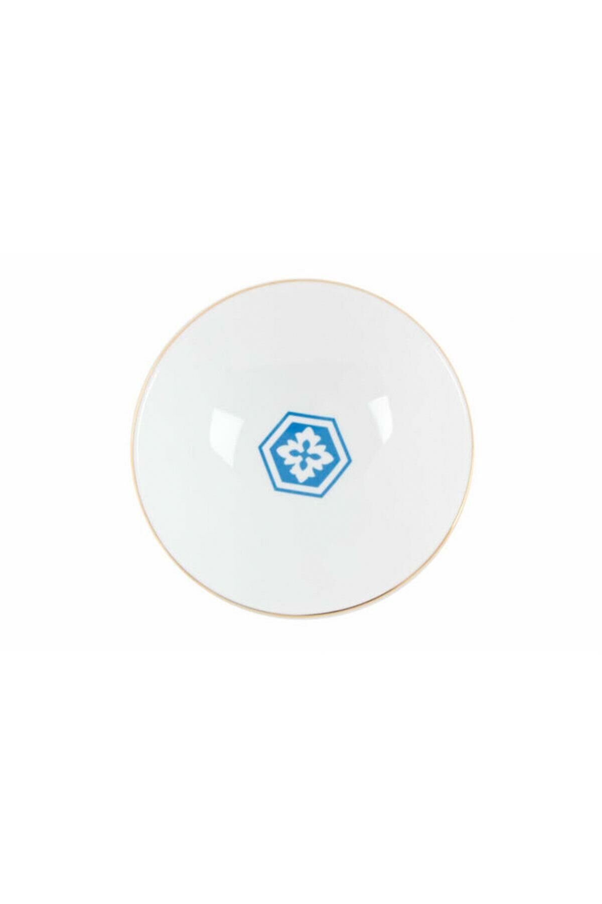 Porland Morocco Desen2 Mavi Çukur Tabak 20cm