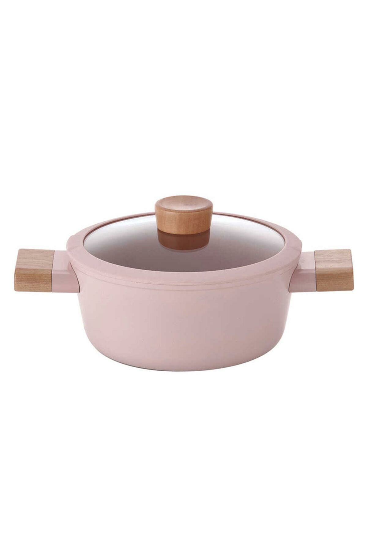 BLOSSOM ALUMINUM CASTING POT WITH GLASS LID 20 CM