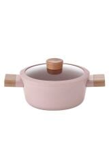 BLOSSOM ALUMINUM CASTING POT WITH GLASS LID 20 CM