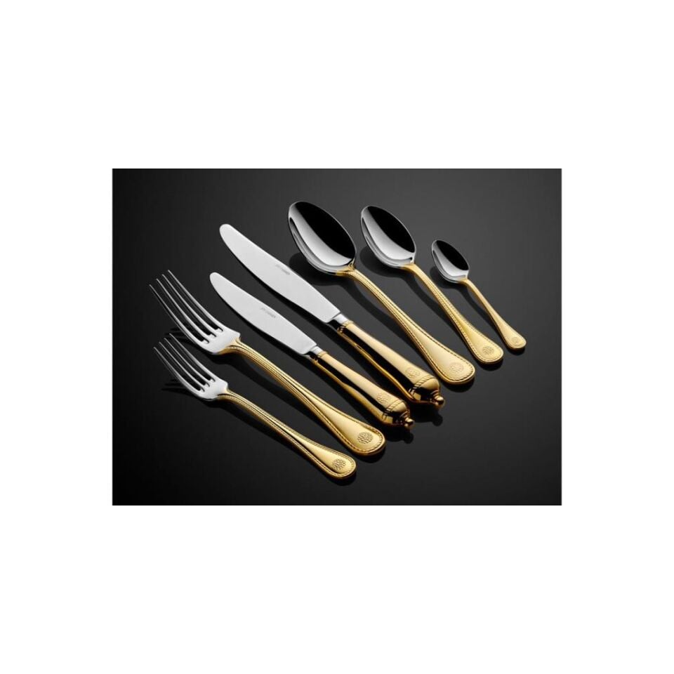 ROYALTY FULL GOLD CUTLERY SET 89 PCS ÇBK