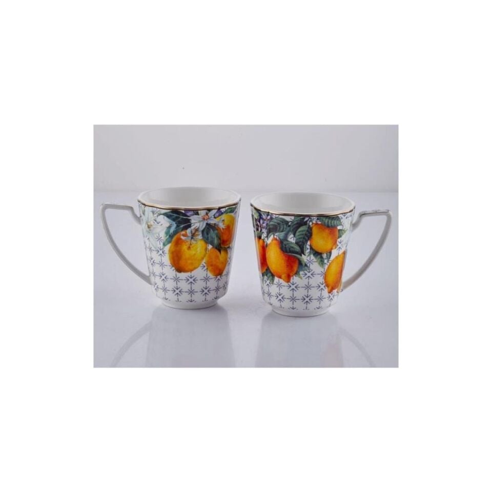 Lamedore Lemons Serisi 2 Li Mug Set 350 cc