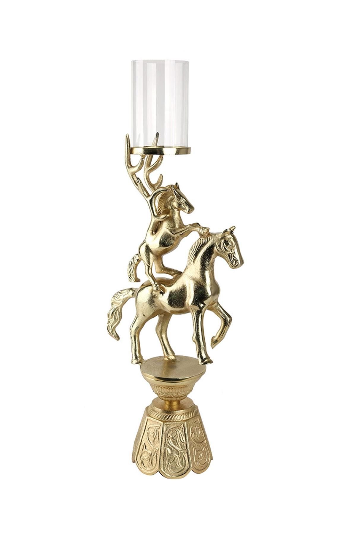 GOLD METAL 2LI AT MUMLUK H-74 CM